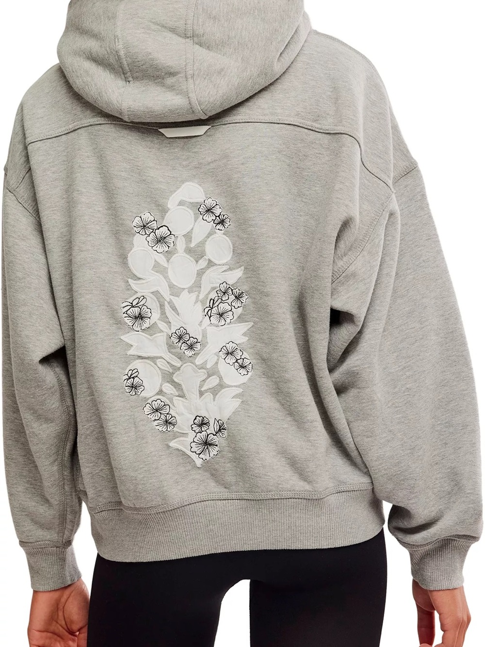 Free People FP Movement Final Call Embroidered Hoodie